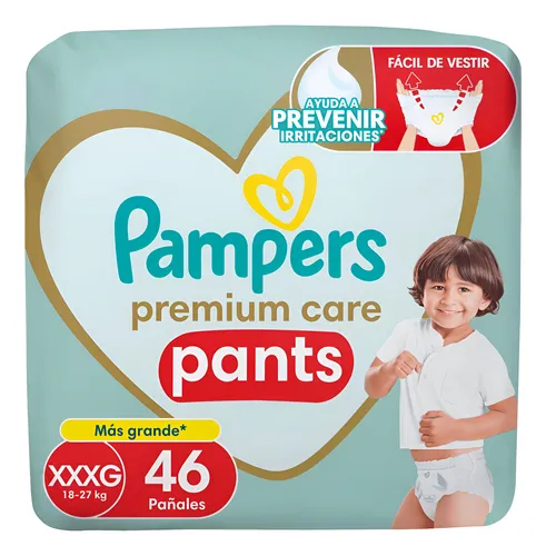 PAMPERS PANTS PREMIUN CARE  – Pañalera Belyan